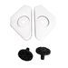 LS2 HELMETS LS2 MX702 PLATE RATCHET SOLID WHITE+SCREWS