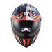 LS2 HELMETS LS2 MX701 EXPLORER C FOCUS G.BLUE WHITE RED