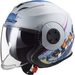 LS2 HELMETS LS2 OF570 VERSO SPRING MATT SILVER BLUE