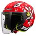 LS2 HELMETS LS2 OF622 FUNNY II PAWS RED