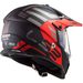 LS2 HELMETS MX436 PIONEER EVO ADVENTURER MATT BLACK RED