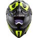 LS2 HELMETS LS2 MX701 EXPLORER C FOCUS M.TITANIUM H-V YELLOW