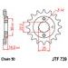 ŘETĚZOVÉ KOLEČKO JT JTF 739-15 15 ZUBŮ, 530