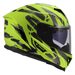 LS2 HELMETS LS2 FF818 STORM III KAOS H-V YELLOW