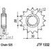 ŘETĚZOVÉ KOLEČKO JT JTF 1332-15RB 15 ZUBŮ, 525