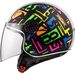 LS2 HELMETS LS2 OF558 SPHERE LUX CRISP BLACK HI VIS YELLOW