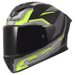 LS2 HELMETS LS2 FF820 RAPID III HYPER BLACK H-V YELLOW