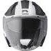OTEVŘENÁ HELMA GMS VECTUS ZG11601 ČERNO-BÍLÁ S