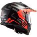 LS2 HELMETS MX436 PIONEER EVO ADVENTURER MATT BLACK ORANGE