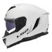 LS2 HELMETS LS2 FF818 STORM III SOLID GLOSS WHITE