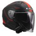 LS2 HELMETS LS2 OF603 INFINITY II VEYRON BLACK GREY RED-06