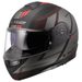 LS2 HELMETS LS2 FF908 STROBE II CODE BLACK GREY-06