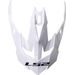 LS2 HELMETS LS2 MX470 PEAK GLITTER WHITE