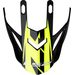 LS2 HELMETS LS2 MX437 EVO PEAK ROAR BLACK H-V YELLOW