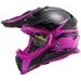 LS2 PŘILBA MX437 FAST EVO ROAR MATT BLACK/PURPLE