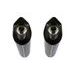 DVOJITÁ KONCOVKA VÝFUKU SLIP-ON GPR FURORE D.26.1.FUPO MATNÁ ČERNÁ ZAHRNUJE ODNÍMATELNÉ DB KILLERY A SPOJOVACÍ SVODY