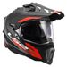 LS2 HELMETS LS2 MX701 EXPLORER HEXA BLACK RED GREY-06
