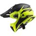 LS2 HELMETS LS2 MX437 FAST EVO ROAR MATT BLACK HI-V YELLOW