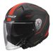 LS2 HELMETS LS2 OF603 INFINITY II VEYRON BLACK GREY RED-06