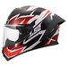 LS2 HELMETS LS2 FF820 RAPID III XTREM WHITE BLACK RED