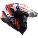 LS2 HELMETS LS2 MX701 EXPLORER ATLANTIS G.WHITE RED BLUE