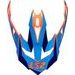 LS2 HELMETS LS2 MX470 PEAK NIMBLE BLACK BLUE ORANGE