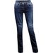 LS2 HELMETS LS2 VISION EVO LADY JEANS BLUE