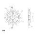 ŘETĚZOVÁ SADA D.I.D CHAIN - STŘÍBRNÝ ŘETĚZ 520 VX, X-KROUŽEK, KOLEČKO SUPERSPROX, ROZETA SUPERSPROX PRO HONDA CMX 250 REBEL 1997-1999