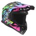 LS2 HELMETS LS2 MX708 FAST II GROTESK BLUE PINK GREEN-06