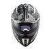 LS2 HELMETS LS2 MX701 EXPLORER ALTER MATT BLACK WHITE