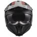 LS2 HELMETS LS2 OF606 DRIFTER GAS GREY RED-06