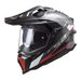 LS2 HELMETS LS2 MX701 EXPLORER C FRONTIER G.TITANIUM RED