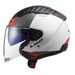 LS2 HELMETS LS2 OF600 COPTER URBANE MATT WHITE RED