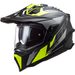 LS2 HELMETS LS2 MX701 EXPLORER C FOCUS M.TITANIUM H-V YELLOW