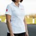 SEGWAY SEGWAY POWERSPORTS WHITE WOMEN POLO T-SHIRT