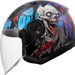 LS2 HELMETS LS2 OF616 AIRFLOW II ZOMBIE II BLACK RED BLUE-06