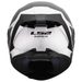 LS2 HELMETS LS2 FF820 RAPID III FLOW WHITE GREY