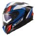 LS2 HELMETS LS2 FF817 CHALLENGER II VIPER WHITE BLUE RED