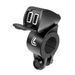 LAMPA 38828 DVOJITÁ VODOTĚSNÁ USB NABÍJEČKA NA ŘÍDÍTKA - ULTRA FAST CHARGE - 5400 MA - 12/24 V