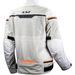 LS2 HELMETS LS2 RIVA LADY JACKET LIGHT GREY H-V ORANGE