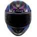 LS2 HELMETS LS2 FF818 STORM III KAOS BLACK PURPLE BLUE