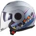LS2 HELMETS LS2 OF570 VERSO SPRING MATT SILVER BLUE