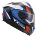 LS2 HELMETS LS2 FF817 CHALLENGER II VIPER WHITE BLUE RED