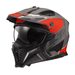 LS2 HELMETS LS2 OF606 DRIFTER DEVOR M.SILVER TITANIUM RED-06