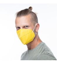 Mascarilla FFP2 GOOD MASK en color amarillo