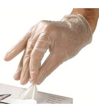 Guantes de vinilo desechables (S) 100 piezas