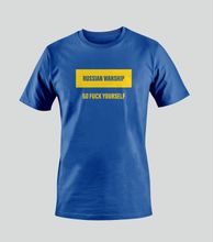 Camiseta RUSSIAN WARSHIP - GO FUCK YOURSELF Azul