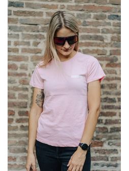 Dámské tričko Kolo je láska Pink Love - růžová