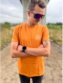 Tričko Bajk je láska Kruh LSP UNI - žltá