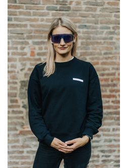 Dámská mikina Kolo je láska Pink Love - černá